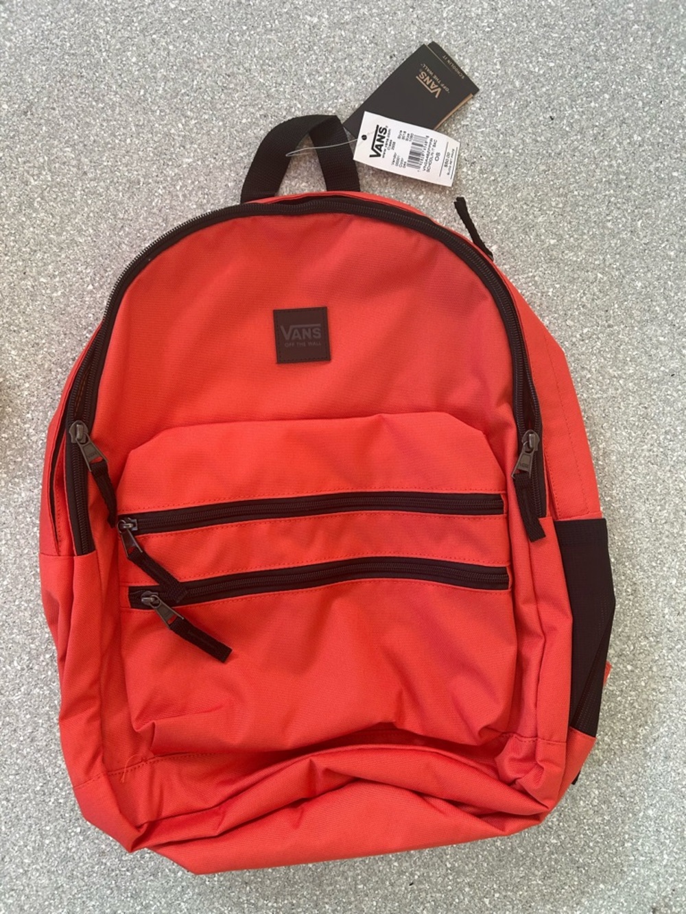 NWT Vans Orange Schoolin It Backpack